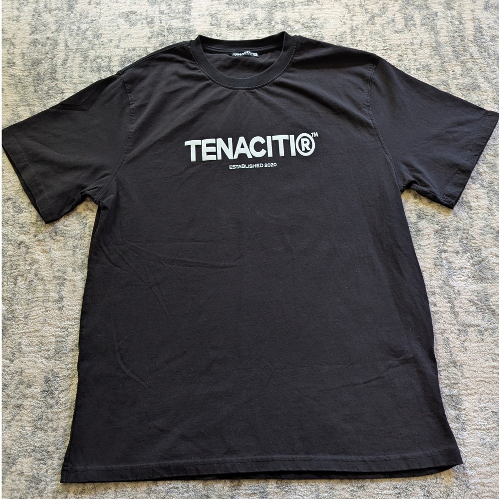 Tenaciti Studios T Shirt Mens XXL Black Skull Crow Graphic Streetwear Tee